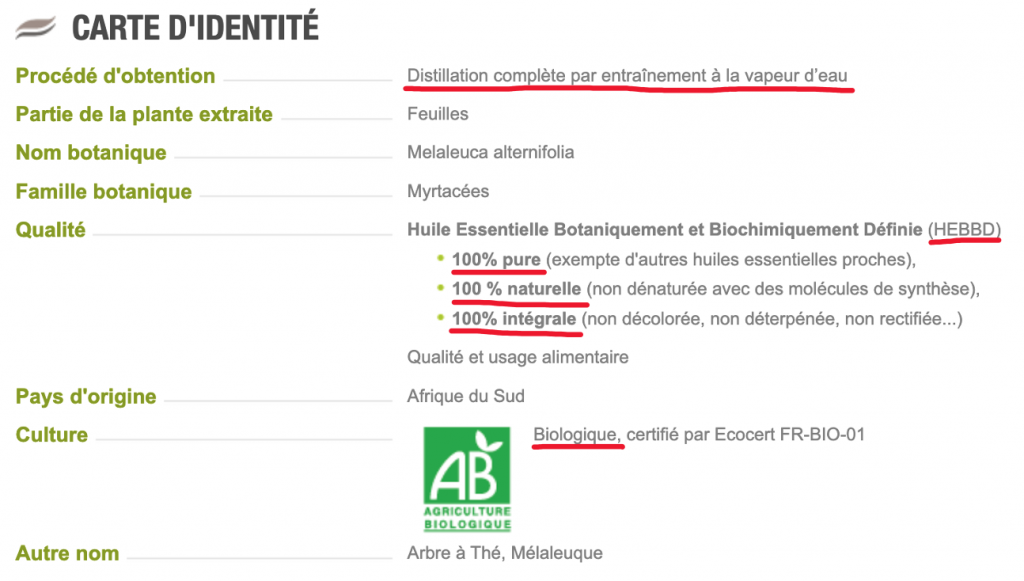 Les bienfaits de 4 huiles essentielles pour se soigner au quotidien 1 Carte d'identité