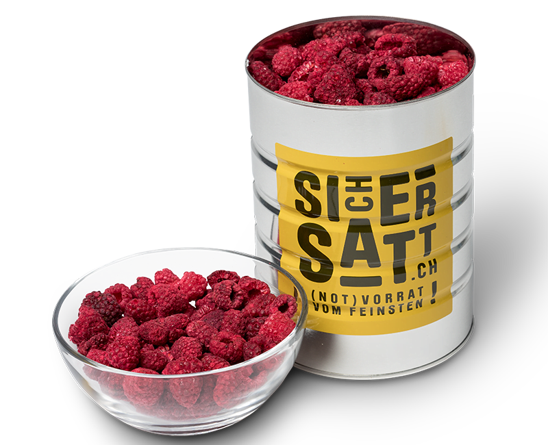 Le meilleur petit déjeuner randonnée quand on est dans les bois : le porridge ! 8 Framboises lyophilisées – source sichersatt.ch