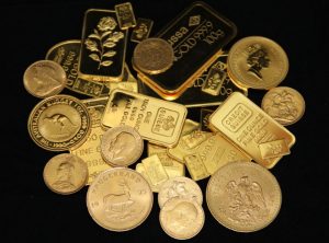 pièces et lingots d'or