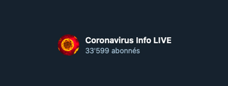 coronavirus info live chaine