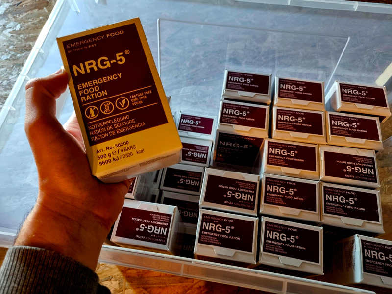 stock nourriture NRG-5